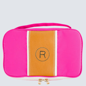 BLVD - Megan Nylon Leather Cosmetic Case