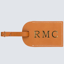 Load image into Gallery viewer, &quot;Lenny&quot; Leather Luggage Tag (Personalizable)
